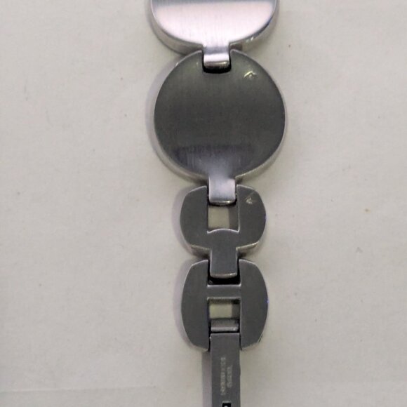 BULOVA Frank Lloyd Wright C8691170 Black Enameled Circular Design Ladies Watch - Picture 7 of 9